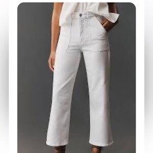 KENSIE JEANS White Cropped Pants 6/28 NWOT